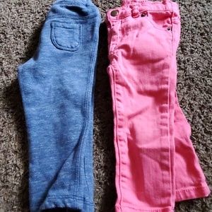 Baby girl pants bundle